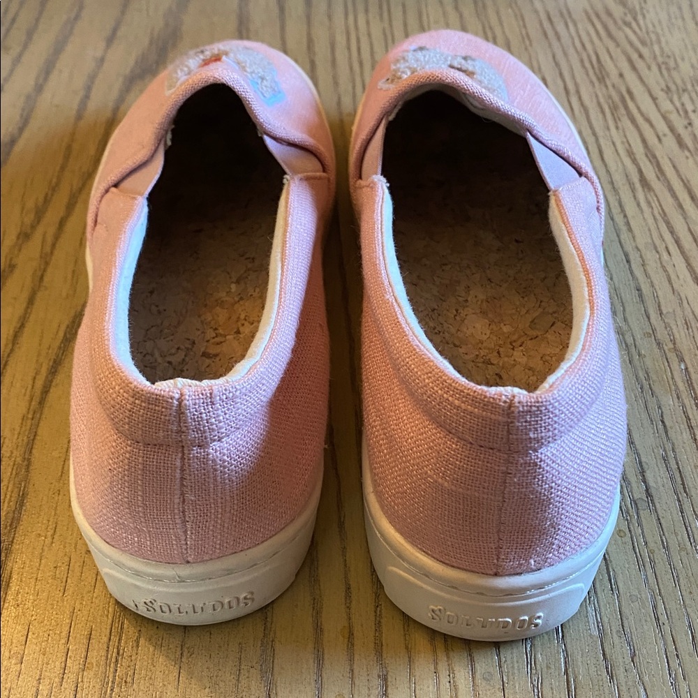 Soludos Llama Alpaca Slip On Sneaker in Dusty Rose - Picture 5 of 11
